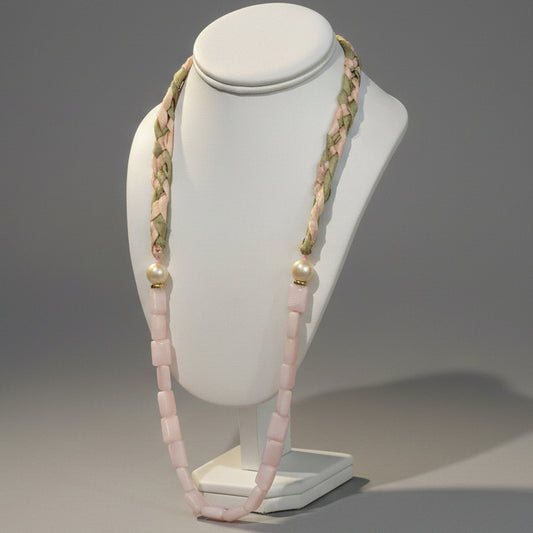 OPAL PINK STONE NECKLACE