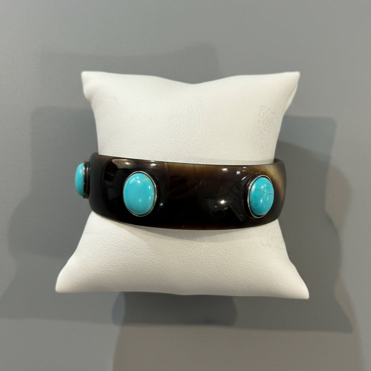 HORN TURQUOISE BANGLE