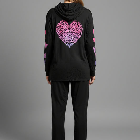 ALISON OMBRE BUTTERFLY HEART