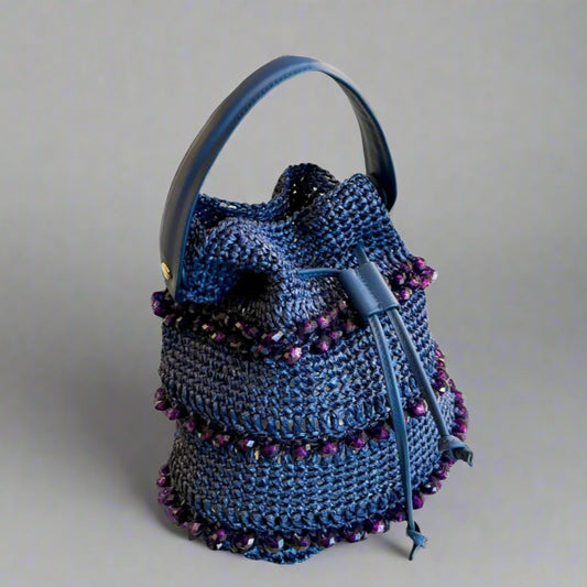 CRYSTAL BUCKET BAG