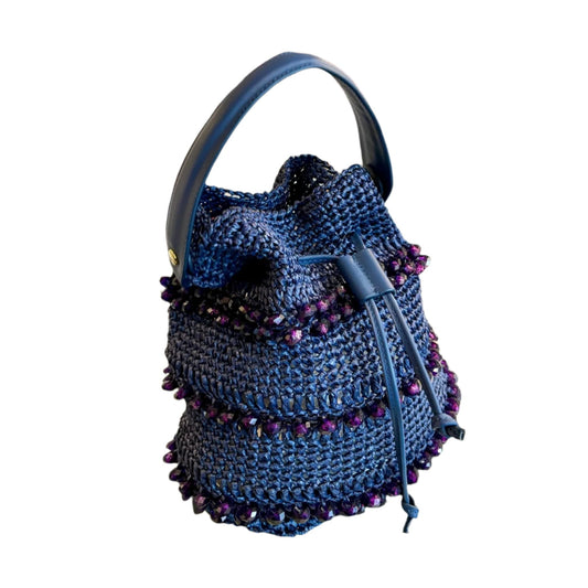 CRYSTAL BUCKET BAG