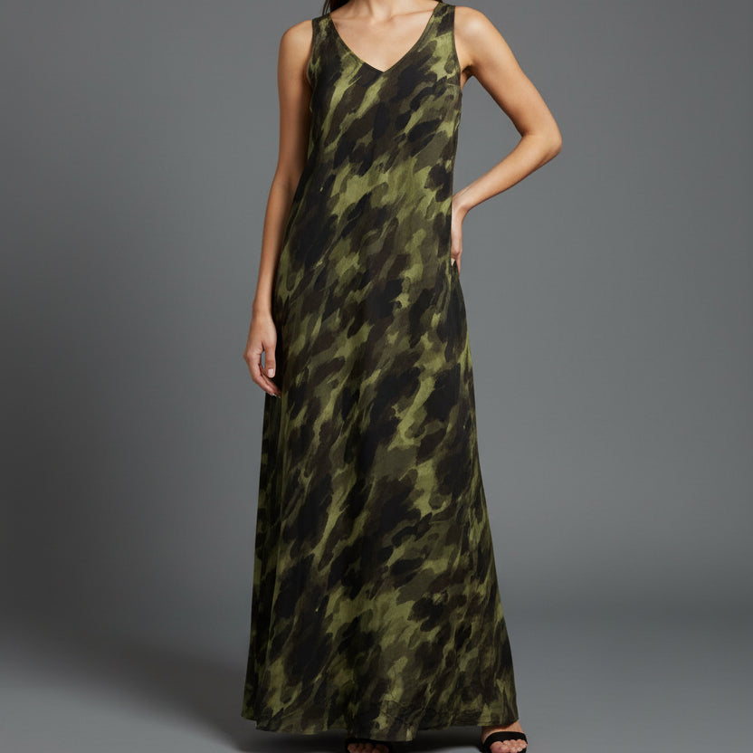 CAMO LONG DRESS