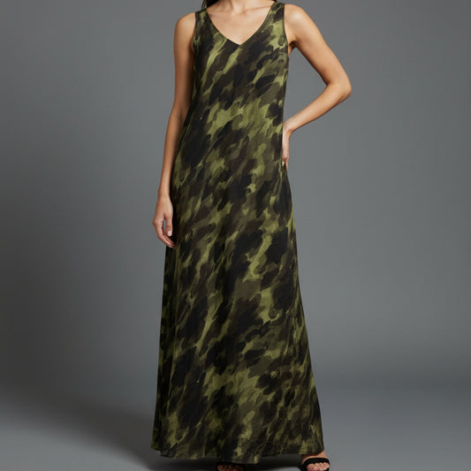 CAMO LONG DRESS