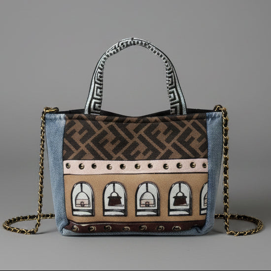 DESIGNER INSPIRED SMALL SQUARE CROSSBODY BAG