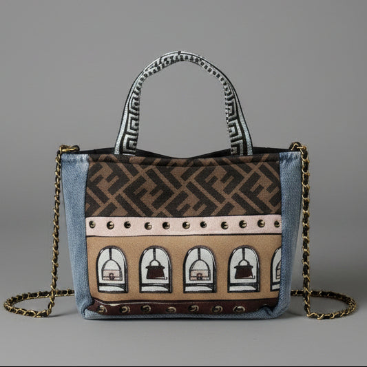 DESIGNER INSPIRED SMALL SQUARE CROSSBODY BAG