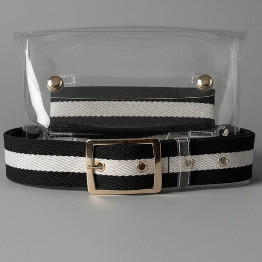 CLEAR BELT BAG