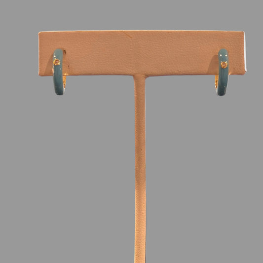ENAMEL W/ CZ HUGGIE