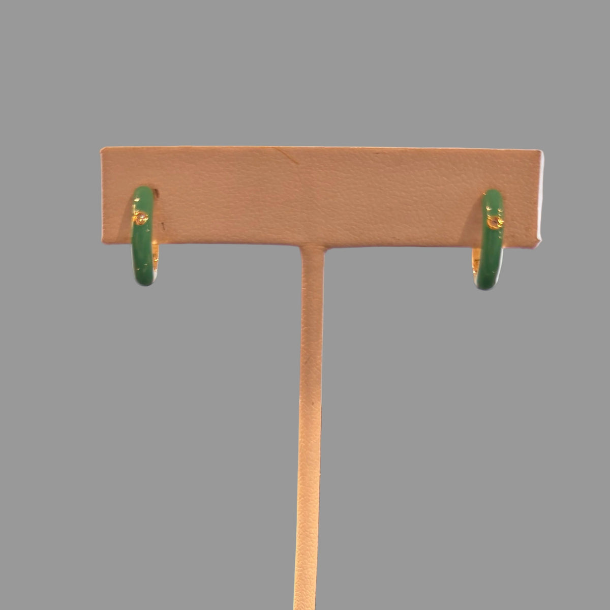 ENAMEL W/ CZ HUGGIE