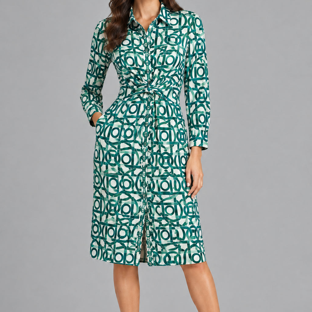 FORREST TWIST AND SHOUT DRESS