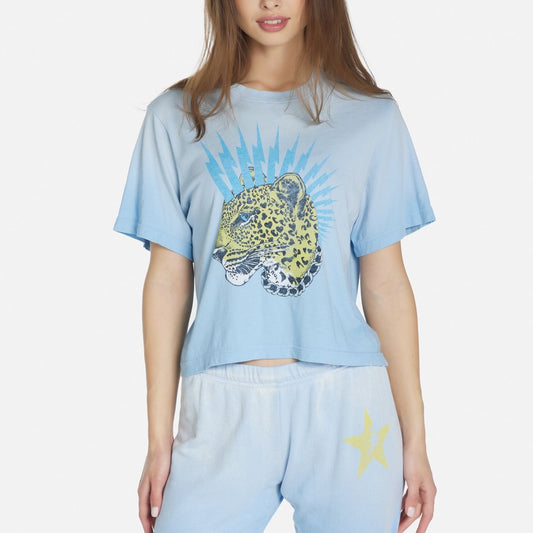 RUE PUNK LEOPARD OMBRE TEE