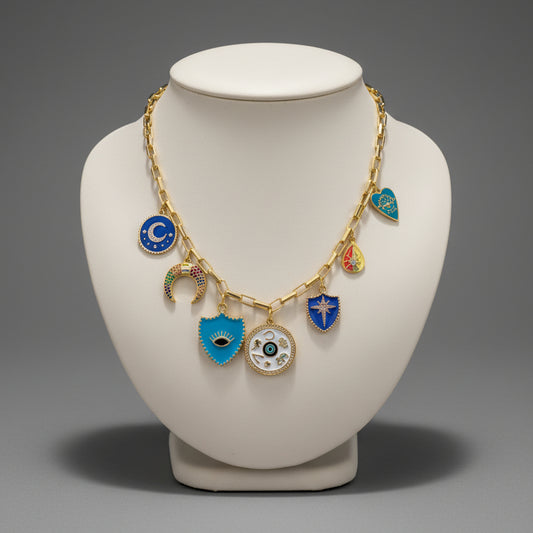 MULTI CHARM NECKLACE