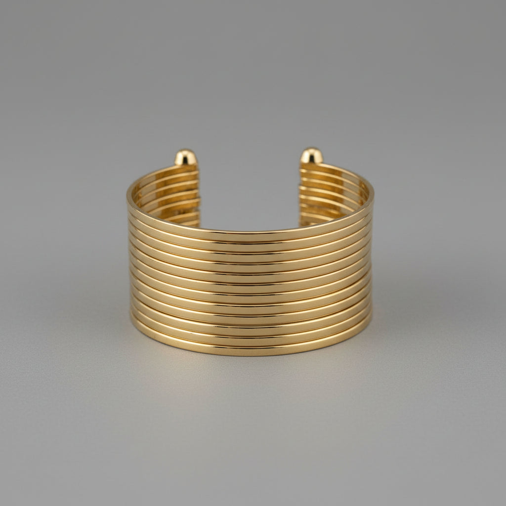 MULTI STRAND GOLD CUFF