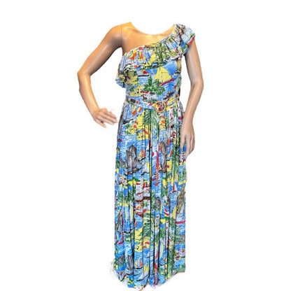 NANTUA OFF SHOULDER MAXI DRESS