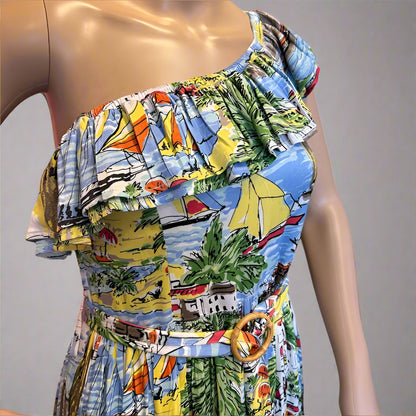 NANTUA OFF SHOULDER MAXI DRESS