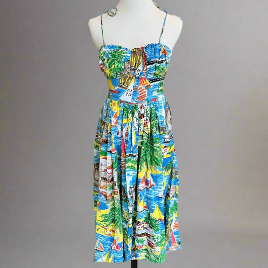 L'ORCHIDEE STRAPPY MIDI DRESS