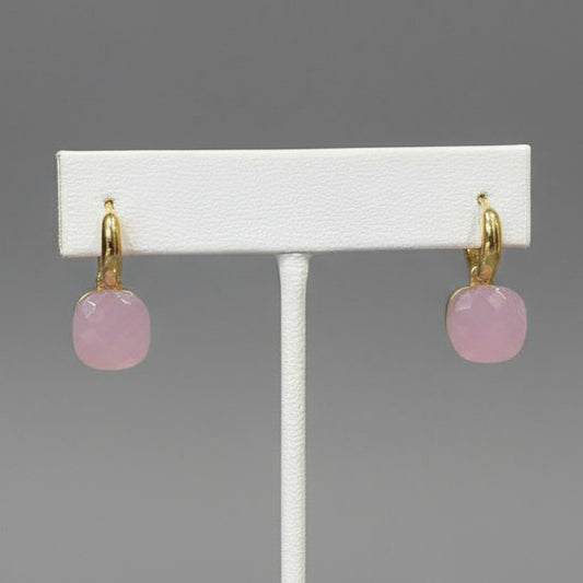 POMELATO INSPIRED CRYSTAL GOLD EARRINGS