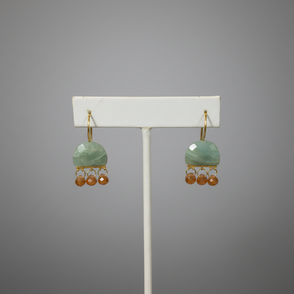 DANGLING STONE EARRINGS