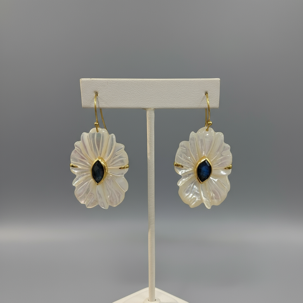 MOTHER OF PEARL EARRINGS