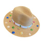 PANAMA HAT WITH SEQUIN DOTS