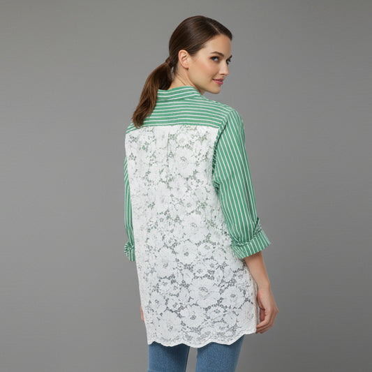 SELENA LACE BACK SHIRT