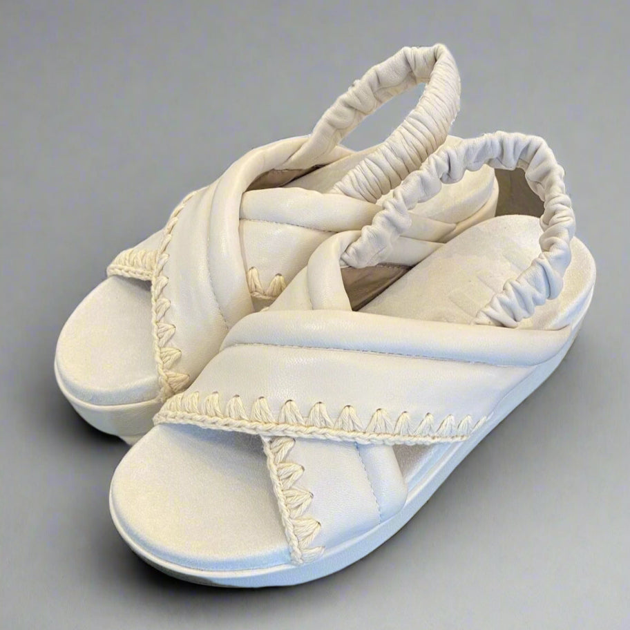 JAPANESE PLATFORM CRISS CROSS SANDAL