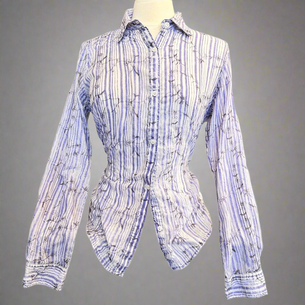 MAUVE EMBROIDED SHIRT