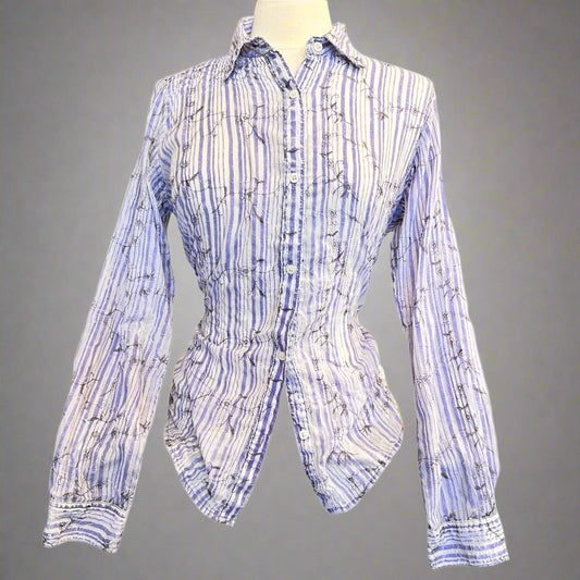 MAUVE EMBROIDED SHIRT