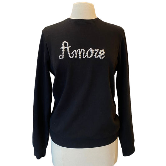 AMORE BLACK SWEATSHIRT