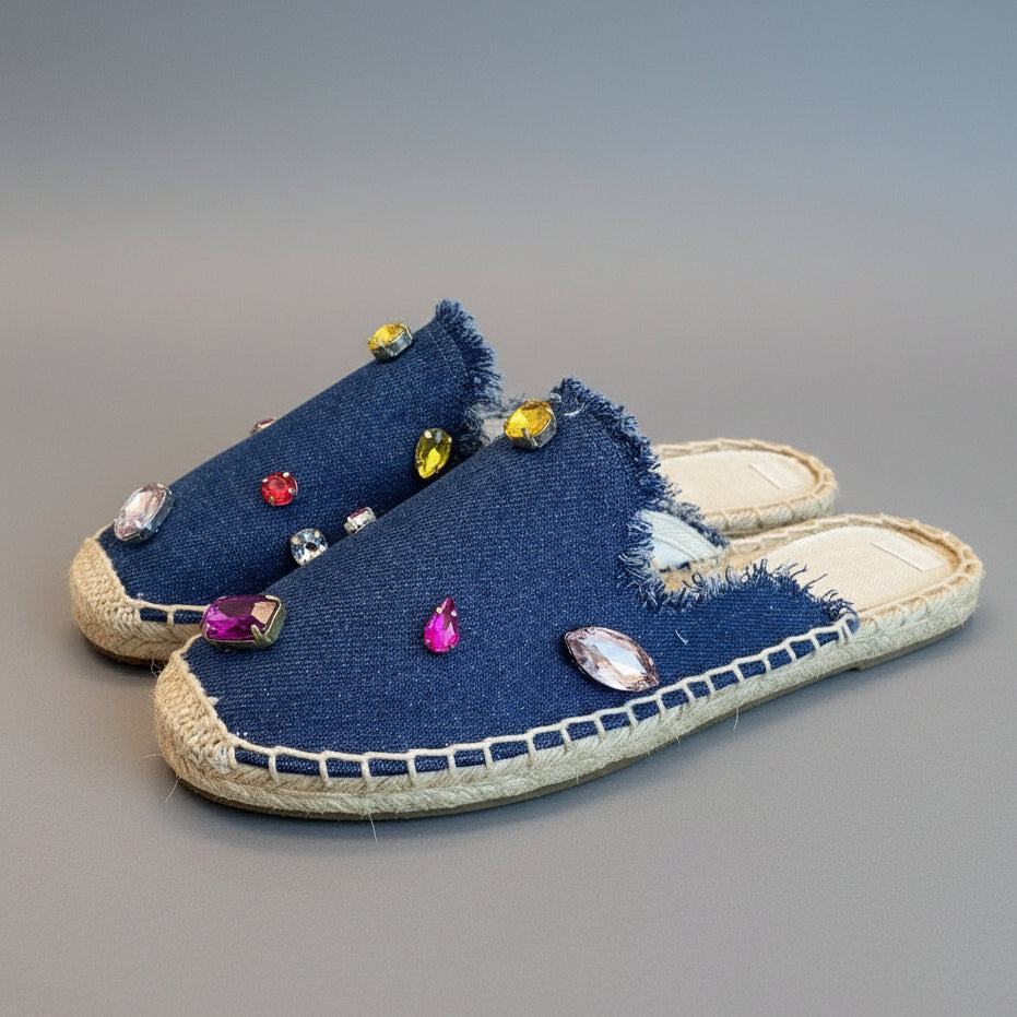 RHINESTONE ESPADRILLES