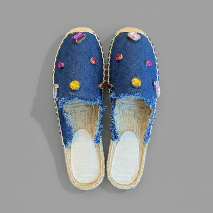RHINESTONE ESPADRILLES