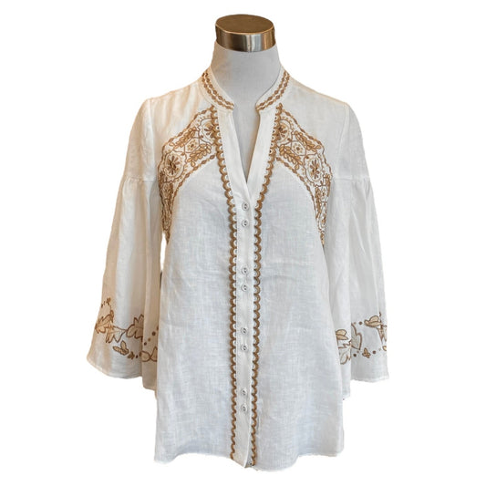 KAIA LINEN TOP