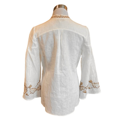 KAIA LINEN TOP