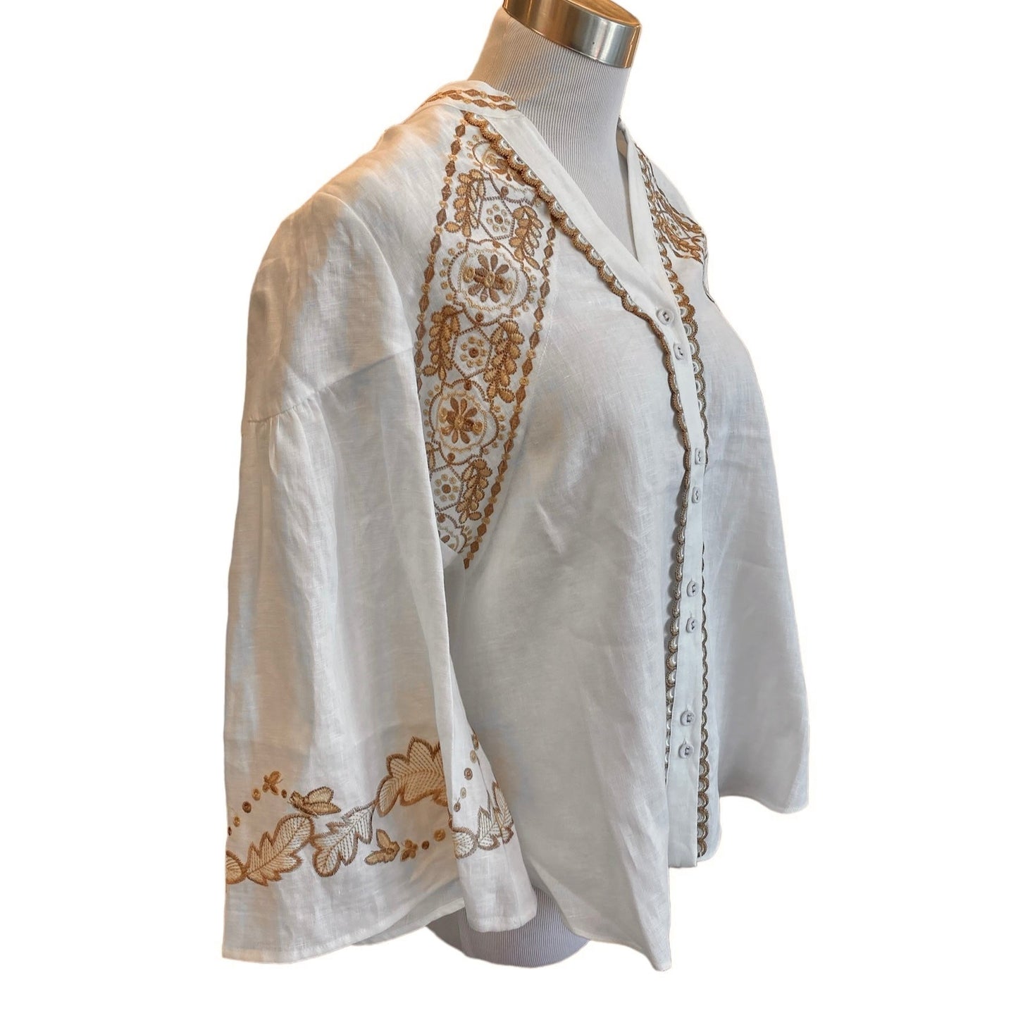 KAIA LINEN TOP