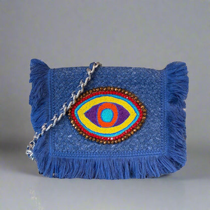 LUNA BLUE CLUTCH