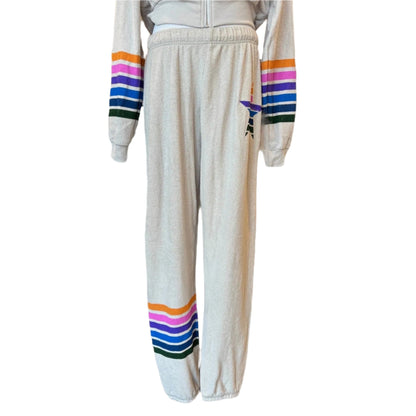 TANZY-COLOR STRIPE STAR SWEATS