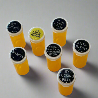 ASSORTED PILL BOTTLES