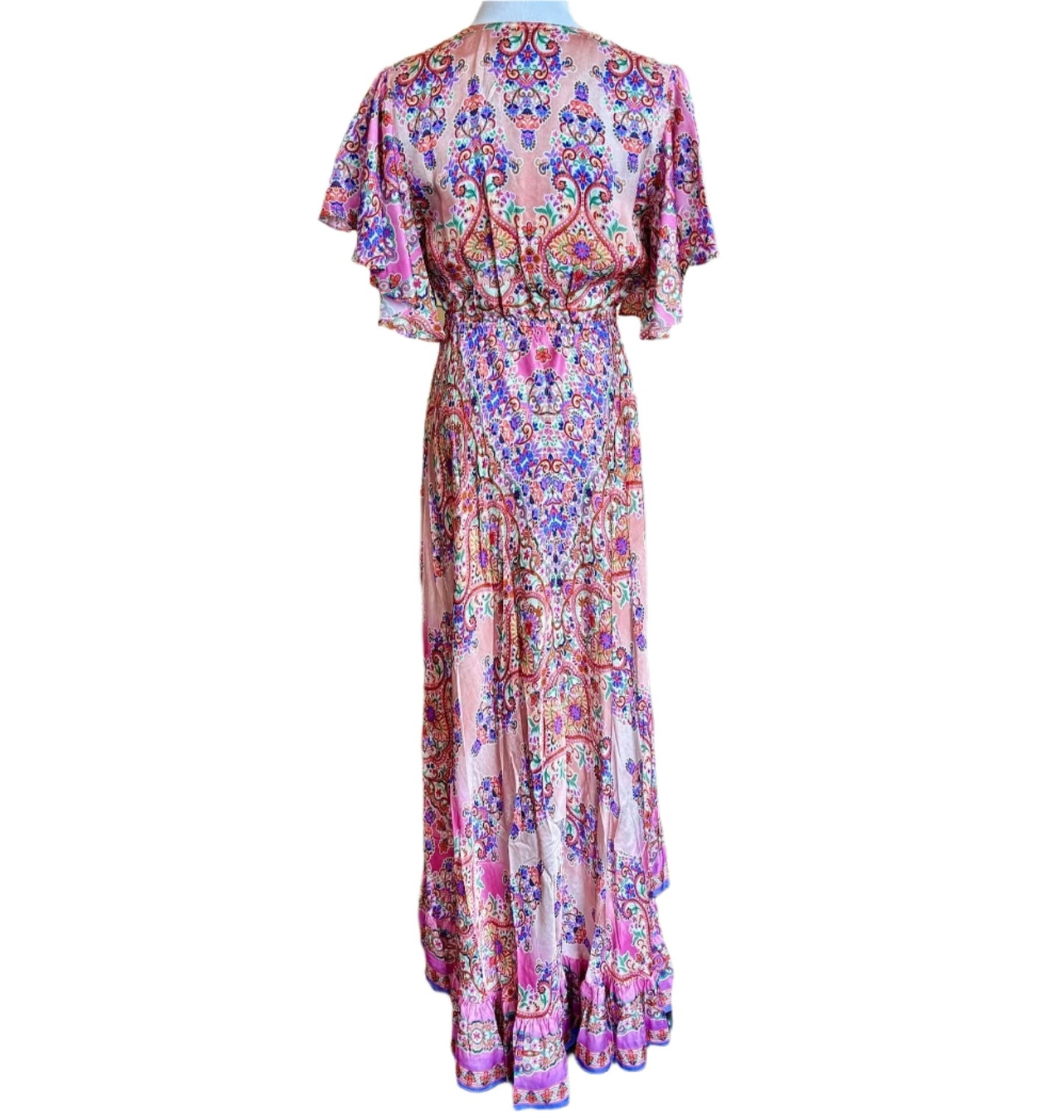 NICOLE SHORT SLEEVE HI/LO DRESS