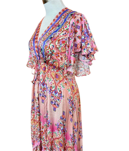 NICOLE SHORT SLEEVE HI/LO DRESS