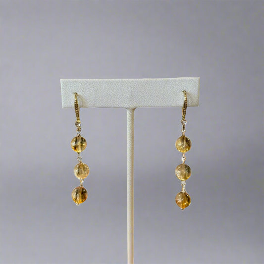 CITRINE EARRINGS