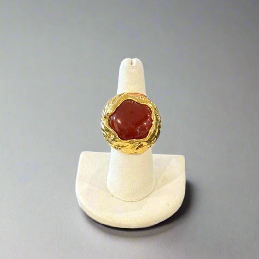 CORNELIAN STONE RING