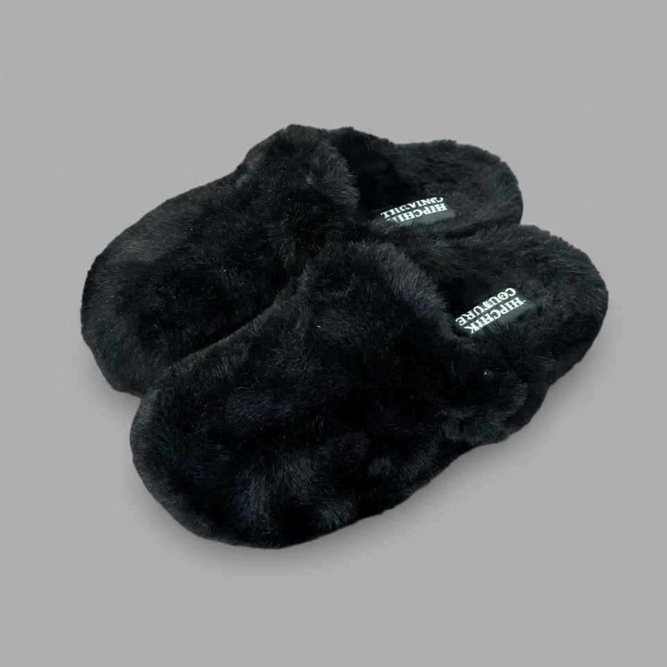 FAUX FUR SLIDES