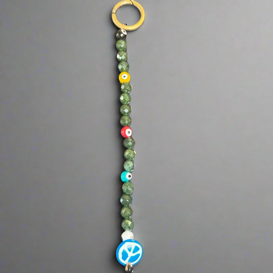 PEACE & PROTECTION KEYCHAIN