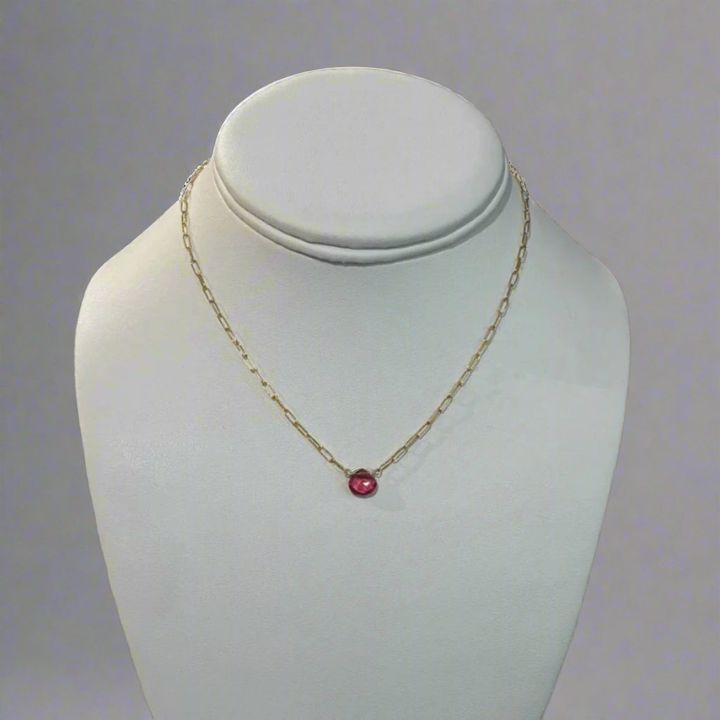 SINGLE STONE NECKLACE