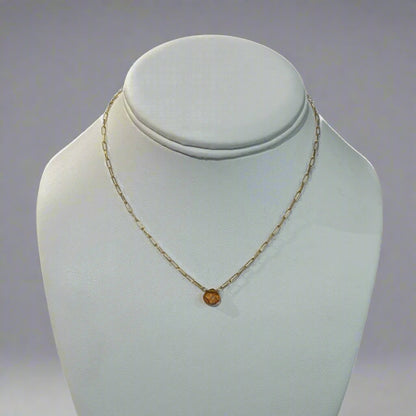SINGLE STONE NECKLACE