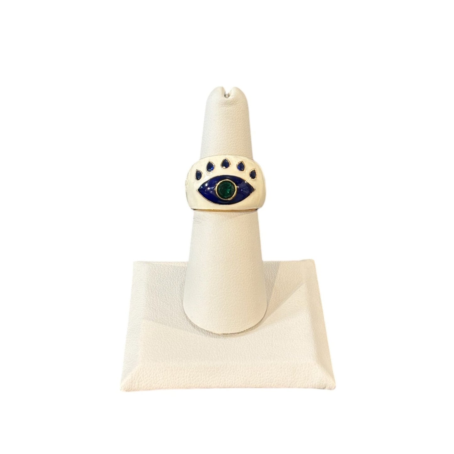 ENAMEL EYE RING