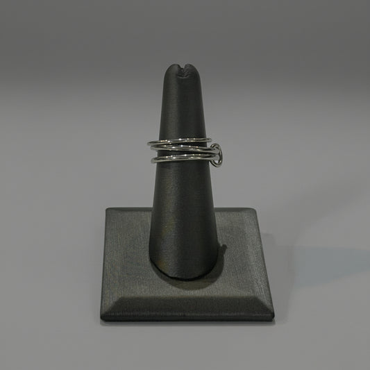 SILVER TRIPLE RING