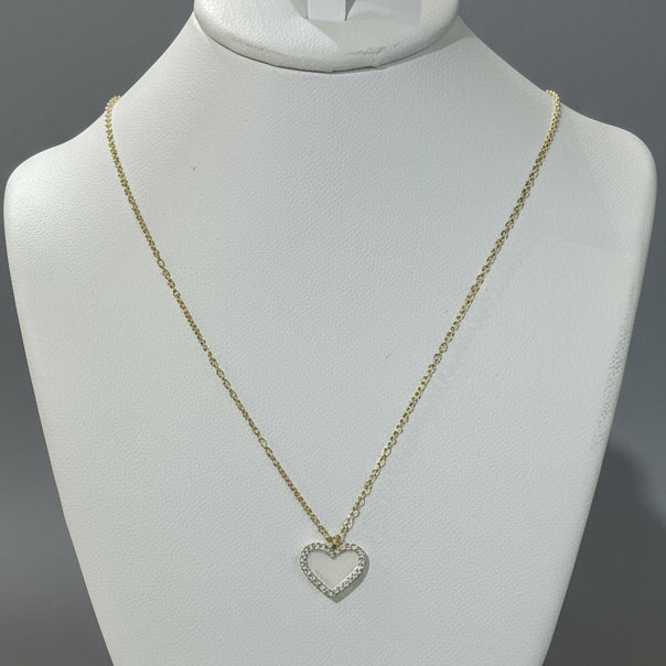 ENAMEL HEART NECKLACE