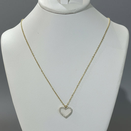 ENAMEL HEART NECKLACE