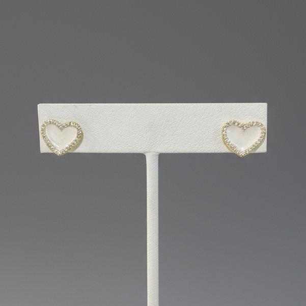 ENAMEL HEART EARRINGS
