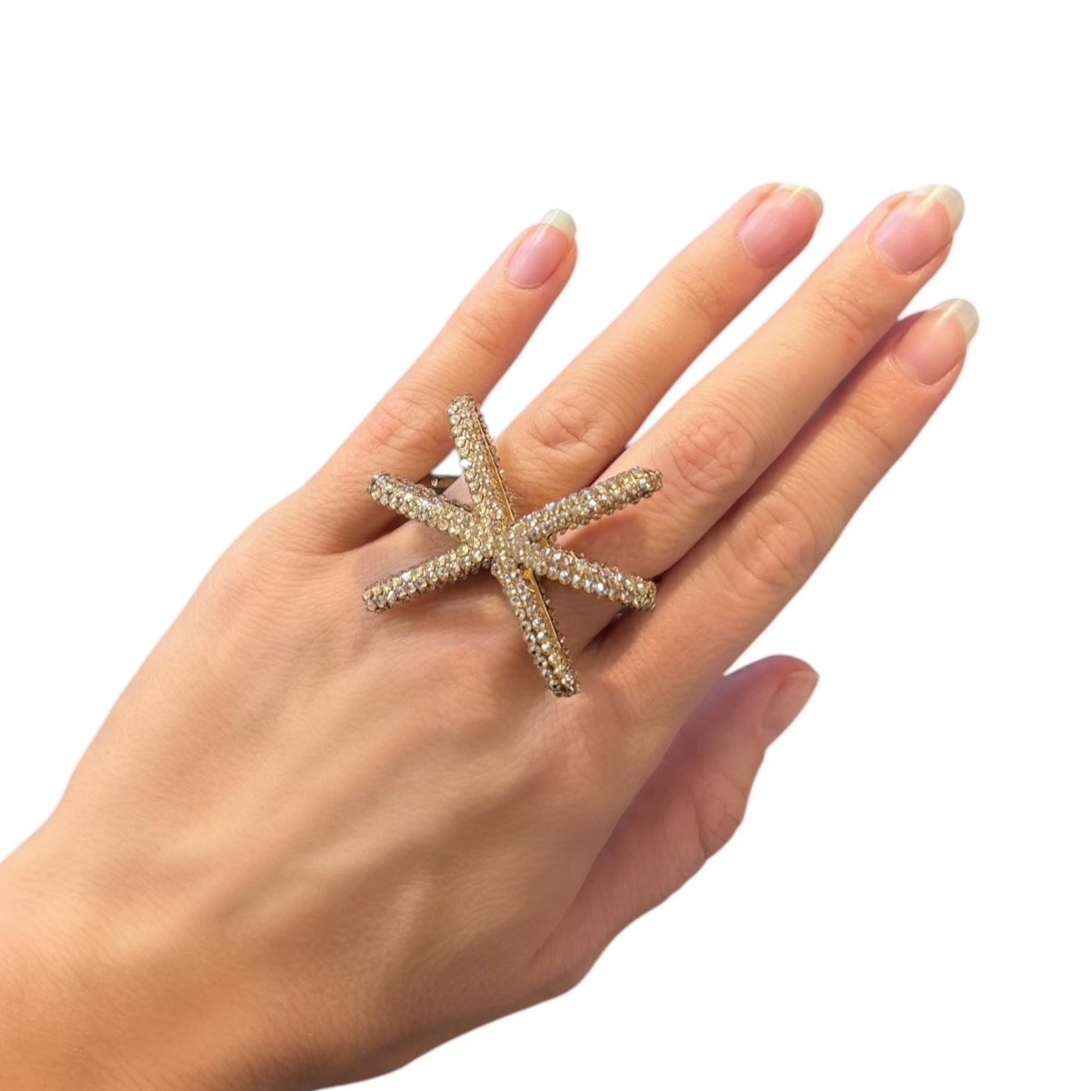 PAVE STAR RING